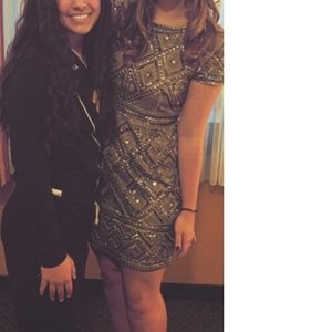 Adrianna Papell Beaded Dress